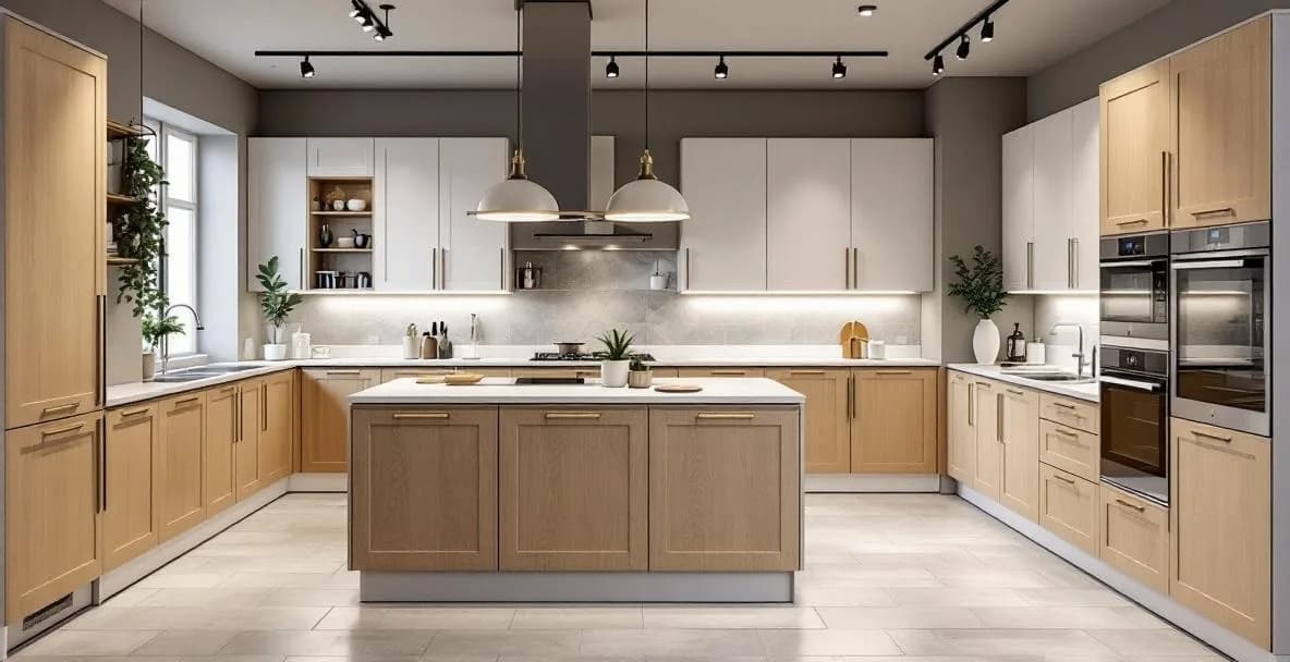 Showroom de cuisines équipées modernes