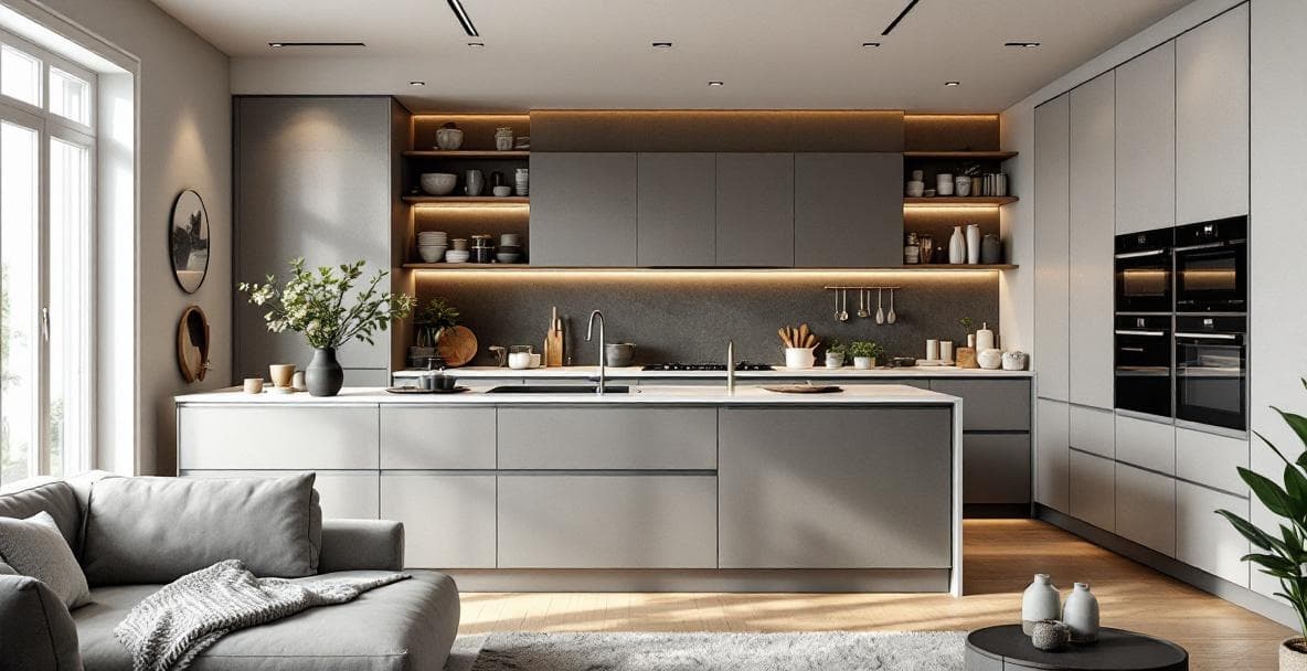 Cuisine ouverte sur salon : avantages, inconvénients et contraintes techniques